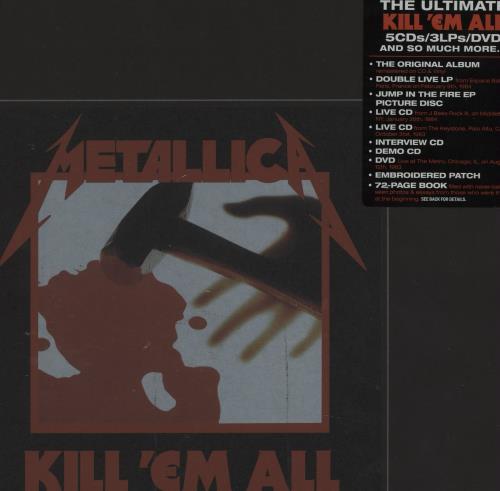 Metallica Kill 'Em All - Deluxe Box Set - Sealed US Vinyl